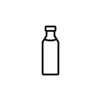 Milch Flasche Symbol Design Vektor