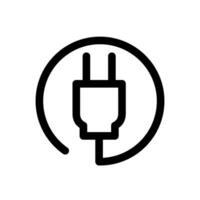 Stecker Symbol Design Vektor