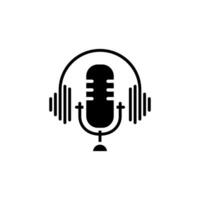 Podcast Symbol Design Vektor Vorlage