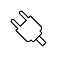 Stecker Symbol Design Vektor