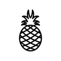 Ananas Symbol Design Vektor