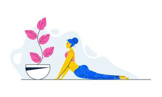 Pilates Vektor Illustration