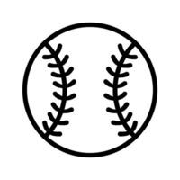 Baseball Ball Symbol. Baseball Ball unterzeichnen. Vektor. vektor