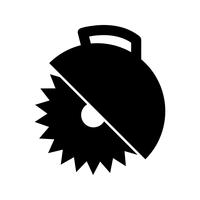 Cirkelsåg Vector Icon