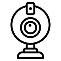Webcam Symbol Illustration zum Netz Anwendung, usw vektor