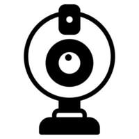 Webcam Symbol Illustration zum Netz Anwendung, usw vektor