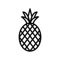 Ananas Symbol Design Vektor