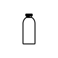 Milch Flasche Symbol Design Vektor