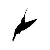 fliegend Kolibri Silhouette, können verwenden Kunst Illustration, Webseite, Logo Gramm, Piktogramm oder Grafik Design Element. Vektor Illustration