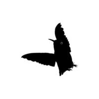 fliegend Kolibri Silhouette, können verwenden Kunst Illustration, Webseite, Logo Gramm, Piktogramm oder Grafik Design Element. Vektor Illustration