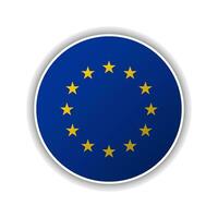 abstrakt Kreis europäisch Union Flagge Symbol vektor