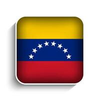 Vektor Platz Venezuela Flagge Symbol