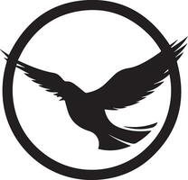 flygande fågel logotyp vektor silhuett 5