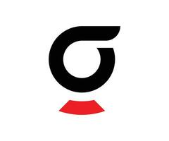 g c logotyp design vektor mall