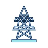 Elektrischer Turm Vektor Icon