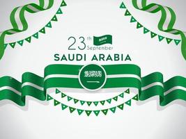 Unabhängigkeitstag von Saudi-Arabien am 23. September vektor