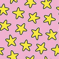 Sterne nahtlos Muster Sterne Hintergrund groovig Muster groovig Hintergrund Sterne wiederholen Muster vektor