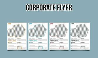 kreativ företags- företag flygblad mall, företag företag flygblad mall, flygblad mall geometrisk form Begagnade för företag affisch layout, affär flygblad mall med minimalistisk layout vektor