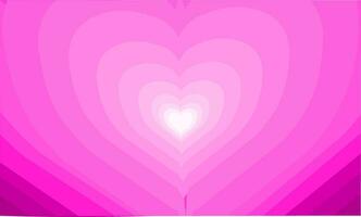 rosa kärlek lutning bakgrund. vektor hjärta illustration