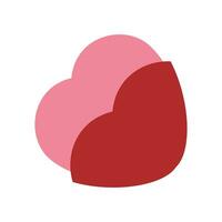 Valentinstag Tag Herz Symbol Vektor isoliert auf Weiß Hintergrund zum Ihre Netz und Handy, Mobiltelefon App Design, Valentinstag Tag Herz Logo Konzept