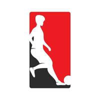 fotboll sport logotyp vektor