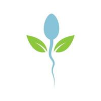 Sperma Logo Illustration vektor