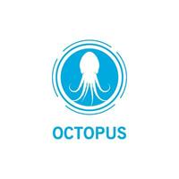 Oktopus-Logo-Design vektor