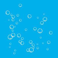 färsk vatten bubblor vektor