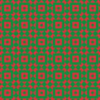 Weihnachten geometrisch Muster im Grün und rot Farbe vektor