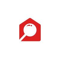 Zuhause Miete Finder Wohnung Verkauf Logo Vektor Vorlage