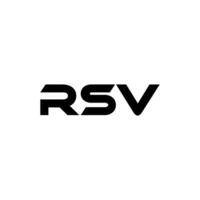 rsv Brief Logo Design, Inspiration zum ein einzigartig Identität. modern Eleganz und kreativ Design. Wasserzeichen Ihre Erfolg mit das auffällig diese Logo. vektor