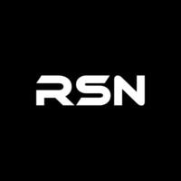 rsn Brief Logo Design, Inspiration zum ein einzigartig Identität. modern Eleganz und kreativ Design. Wasserzeichen Ihre Erfolg mit das auffällig diese Logo. vektor