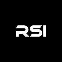 rsi brev logotyp design, inspiration för en unik identitet. modern elegans och kreativ design. vattenmärke din Framgång med de slående detta logotyp. vektor