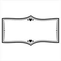 Hochzeit Box schwarz und Weiß Clip Art vektor