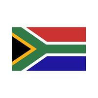 Süd Afrika Flagge Symbol. Vektor. vektor