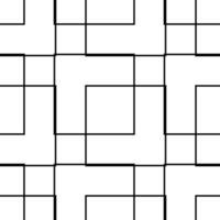 sömlöst svartvitt mönster med rutor. vektor illustration