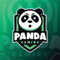 Panda Spielen Logo Vektor Illustration
