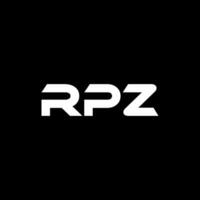 Rpz Brief Logo Design, Inspiration zum ein einzigartig Identität. modern Eleganz und kreativ Design. Wasserzeichen Ihre Erfolg mit das auffällig diese Logo. vektor