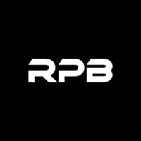 Rpb Brief Logo Design, Inspiration zum ein einzigartig Identität. modern Eleganz und kreativ Design. Wasserzeichen Ihre Erfolg mit das auffällig diese Logo. vektor