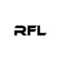 rfl brev logotyp design, inspiration för en unik identitet. modern elegans och kreativ design. vattenmärke din Framgång med de slående detta logotyp. vektor