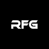 rfg brev logotyp design, inspiration för en unik identitet. modern elegans och kreativ design. vattenmärke din Framgång med de slående detta logotyp. vektor