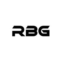 rbg brev logotyp design, inspiration för en unik identitet. modern elegans och kreativ design. vattenmärke din Framgång med de slående detta logotyp. vektor