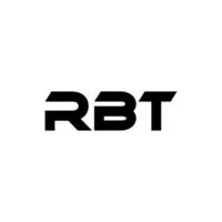 rbt brev logotyp design, inspiration för en unik identitet. modern elegans och kreativ design. vattenmärke din Framgång med de slående detta logotyp. vektor