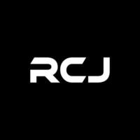 rcj Brief Logo Design, Inspiration zum ein einzigartig Identität. modern Eleganz und kreativ Design. Wasserzeichen Ihre Erfolg mit das auffällig diese Logo. vektor