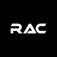 rac brev logotyp design, inspiration för en unik identitet. modern elegans och kreativ design. vattenmärke din Framgång med de slående detta logotyp. vektor