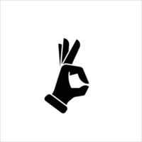 Finger Symbol Lager Vektor Illustration