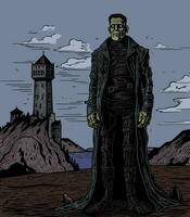 Frankenstein Monster- farbig vektor