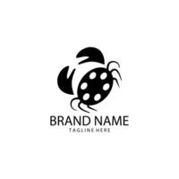 Krabbe Film Film Logo Design Vektor