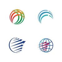 global vektor logotyp illustration designmall