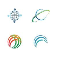 global vektor logotyp illustration designmall